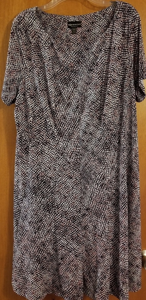 Connected Apparel navy dress